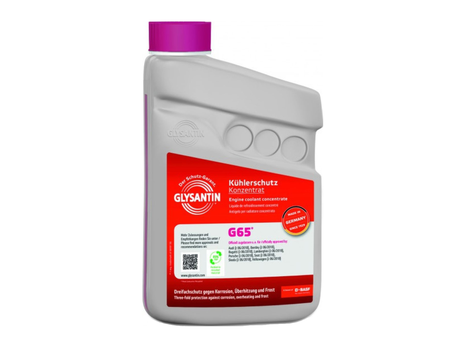 BASF Glysantin G65 Kühlerfrostschutz Konzentrat Pink 1 Liter 50668294