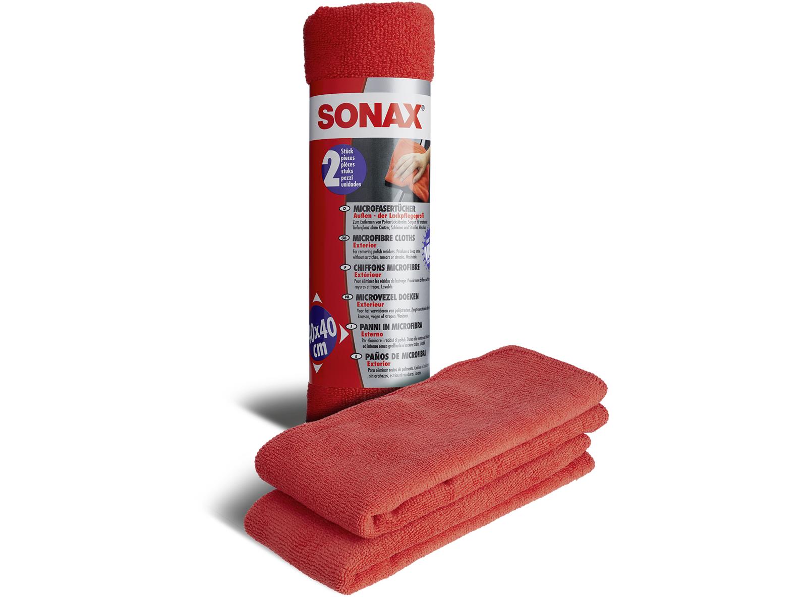 SONAX 04162410 MicrofaserTücher Außen (2 St.) 2 Stück