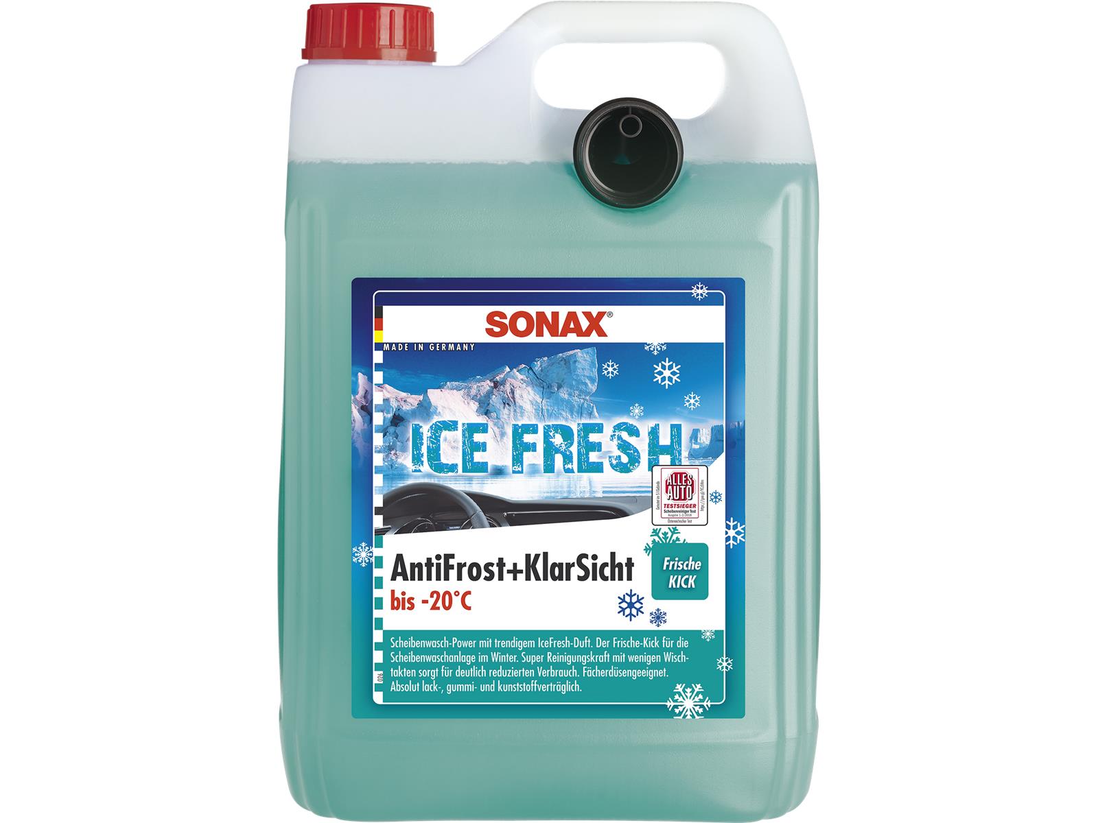 SONAX 01335410 AntiFrost+KlarSicht bis -20°C IceFresh 5 l