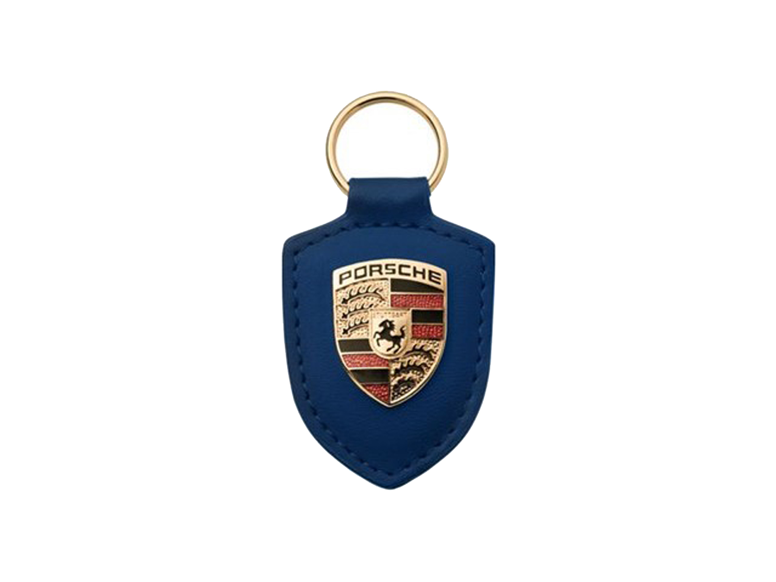 Porsche Wappen-Schlüsselanhänger Blau WAP0500950E