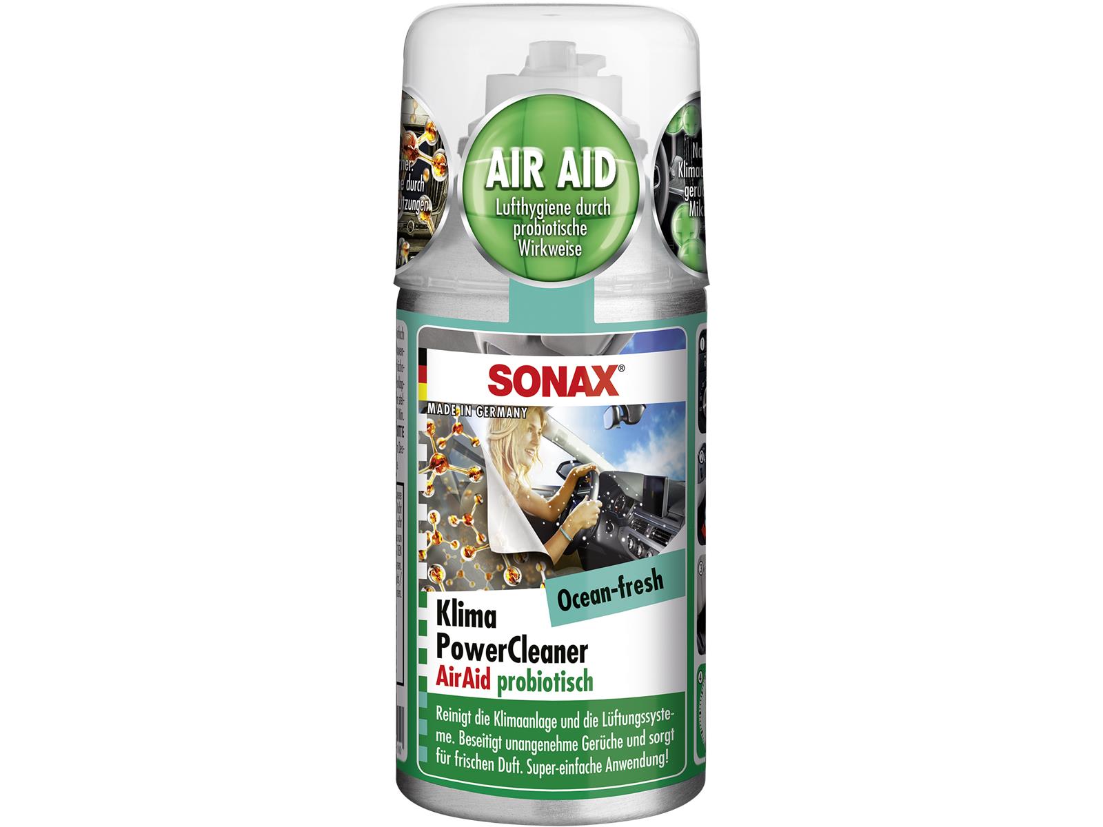SONAX 03236000 KlimaPowerCleaner AirAid probiotisch Ocean-fresh 100 ml
