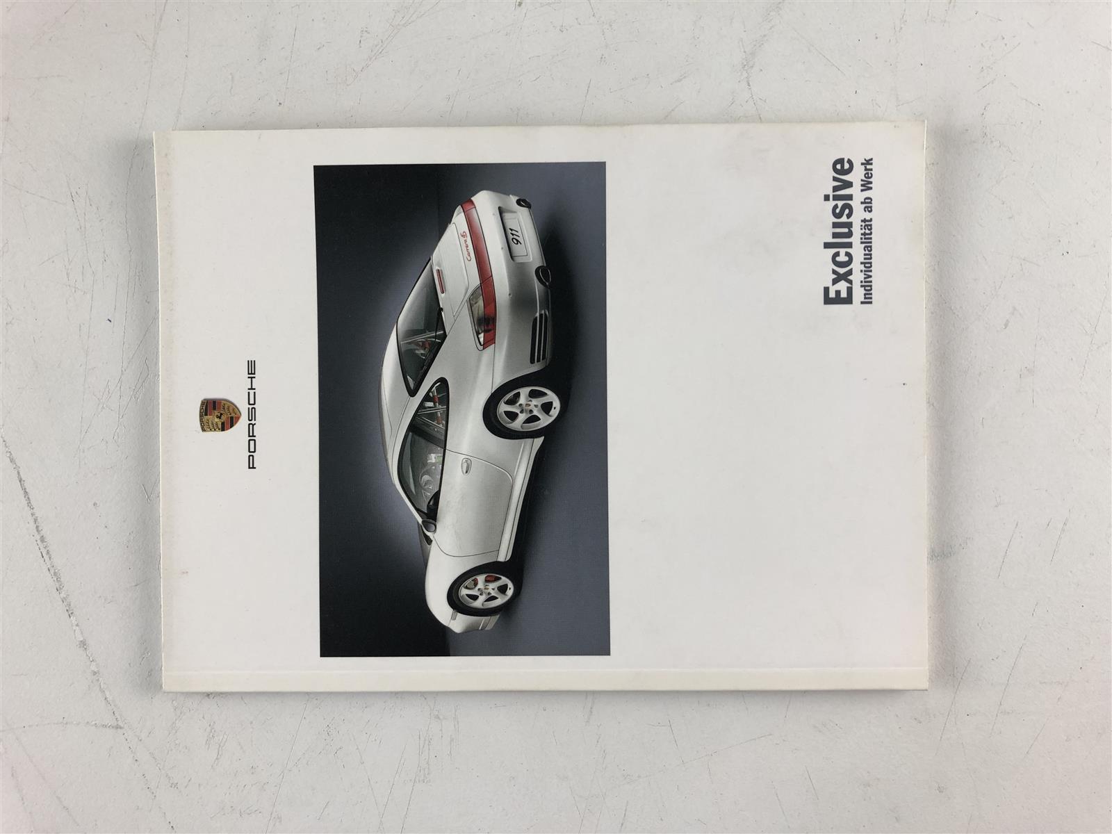 Porsche 911 Turbo Exclusive - Individualität ab Werk Prospekt