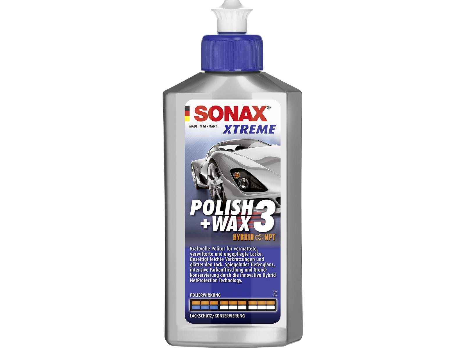 SONAX 02021000 XTREME Polish+Wax 3 Hybrid NPT 250 ml