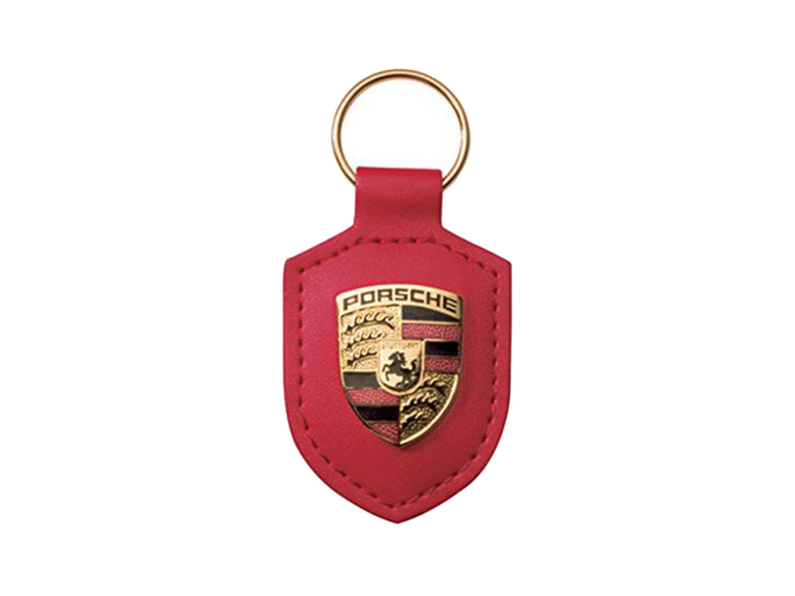 Porsche Wappen-Schlüsselanhänger Rot WAP0500920E