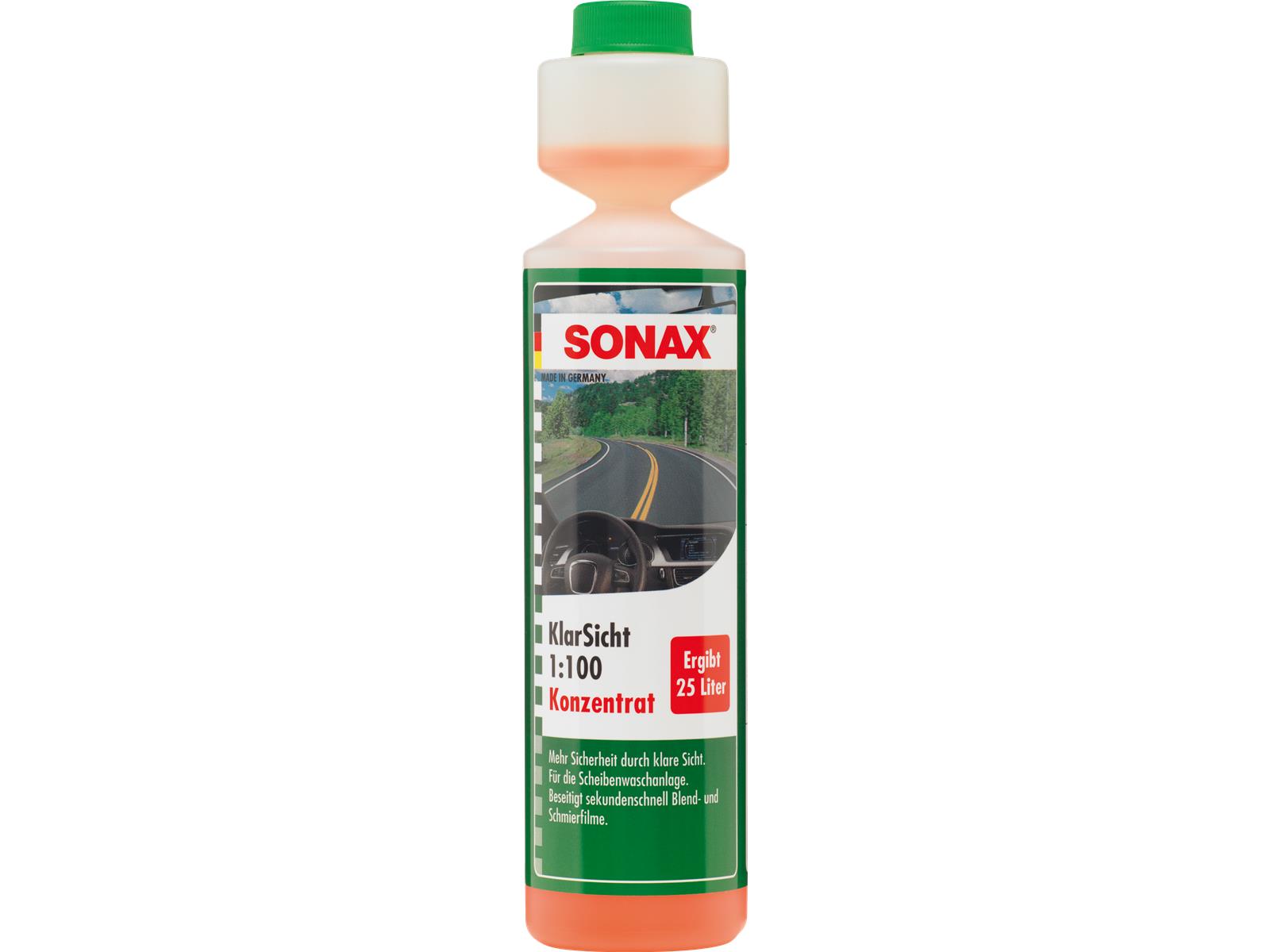 SONAX 03711410 KlarSicht 1:100 Konzentrat 250 ml
